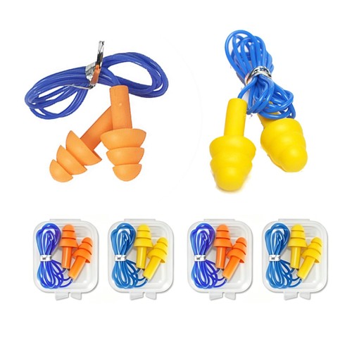 Silicone ear plugs - 6, piece