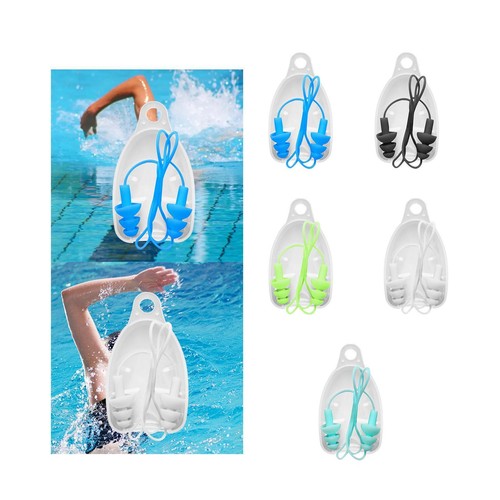 Silicone earplugs with - earplugs, string