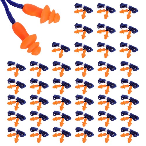 Pairs silicone ear plugs - silicone,