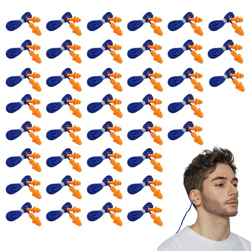Corded ear plugs reusable - plugs,
