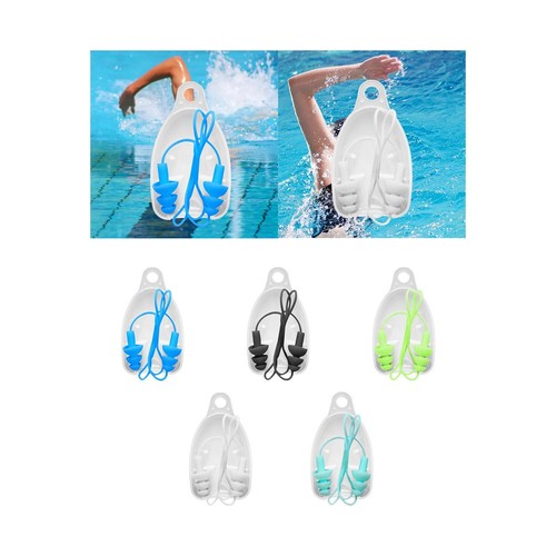 Soft silicone earplugs with - soft,