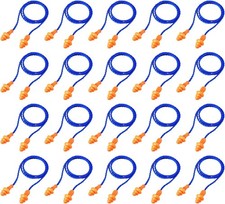 20 Pairs Corded Ear Plugs