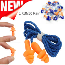 1-50pcs Corded Ear Plugs