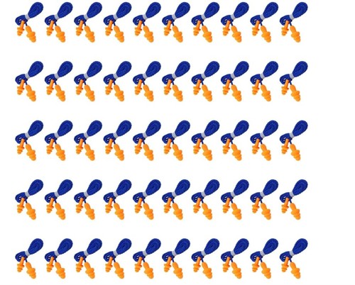Pairs corded ear plugs - 50,