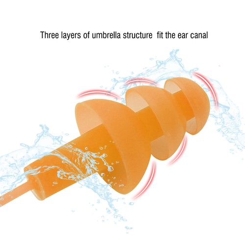 Swimming earplugs with string - swimming,